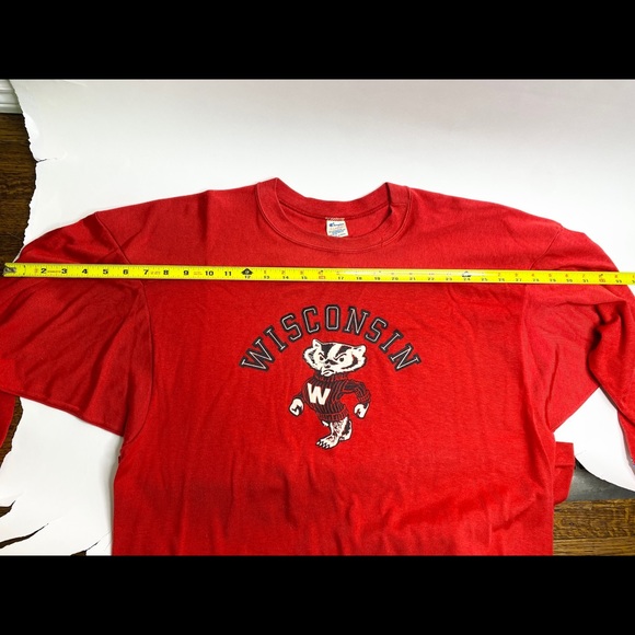 Vintage Wisconsin Champion Hockey Jersey Mens XL - Picture 5 of 8